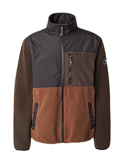 Iriedaily Fleecejakke 'Auf Deck'  choko / cognac / mørkebrun / antracit