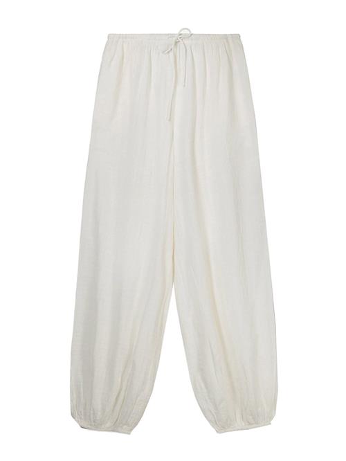 Bershka Bukser  creme / ecru