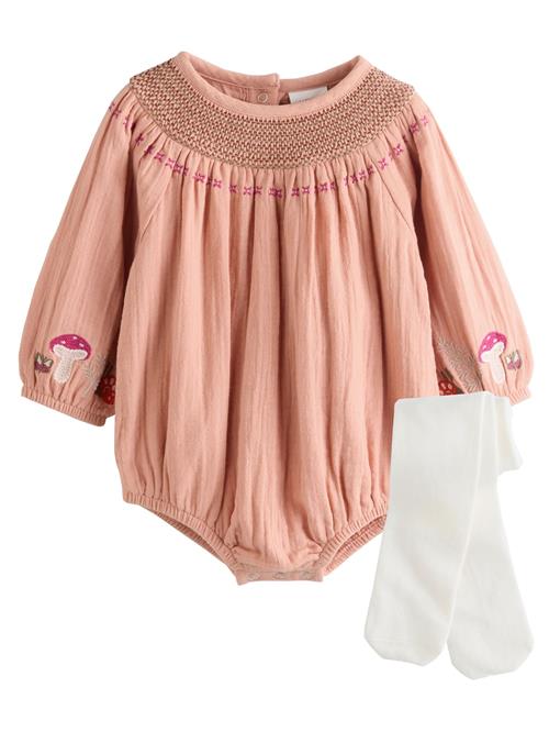 Next Sæt  lilla / melon / hvid