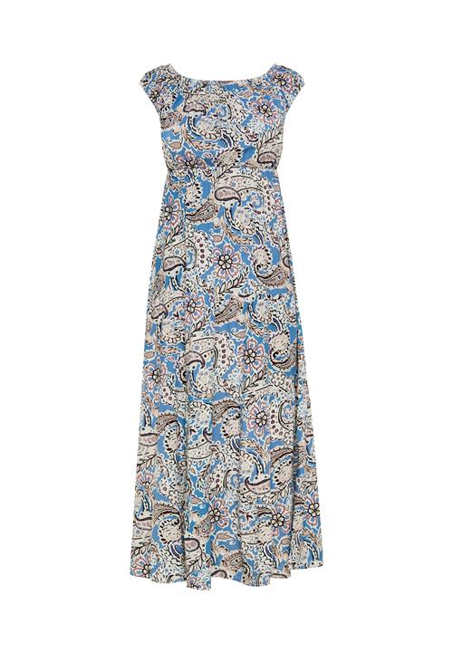 Gaya Kjole 'Everyday Fashion'  beige / azur / sort / hvid