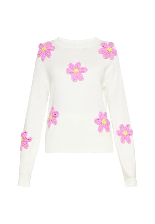 Gaya Pullover 'Festival'  gul / lyserød / hvid