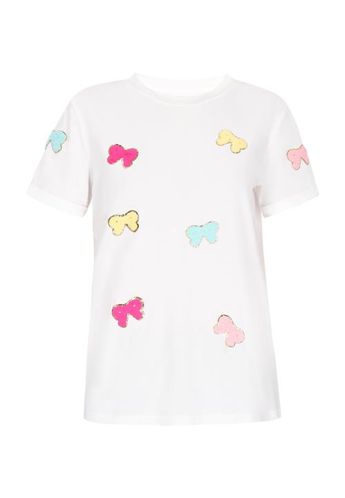 swirly Shirts  turkis / lysegul / pink / hvid