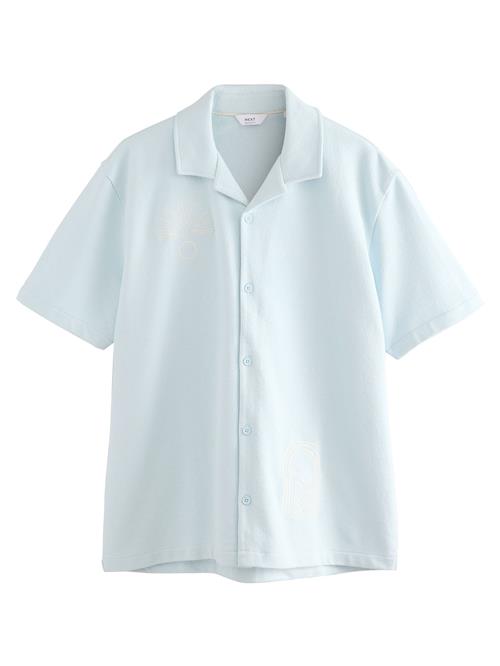 Next Skjorte  lyseblå / hvid