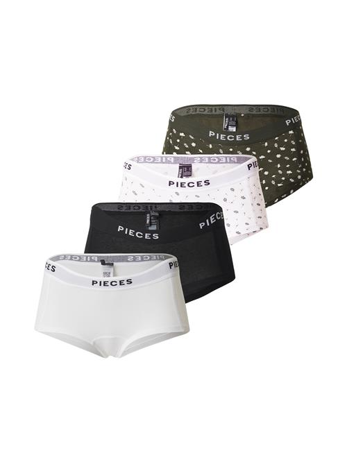 PIECES Panty  lysegrå / gran / sort / hvid