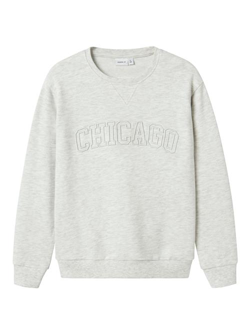 NAME IT Sweatshirt 'NKMLester'  grå-meleret