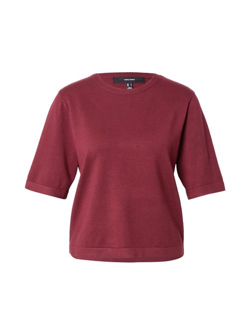 VERO MODA Pullover 'VMSILJE'  vinrød