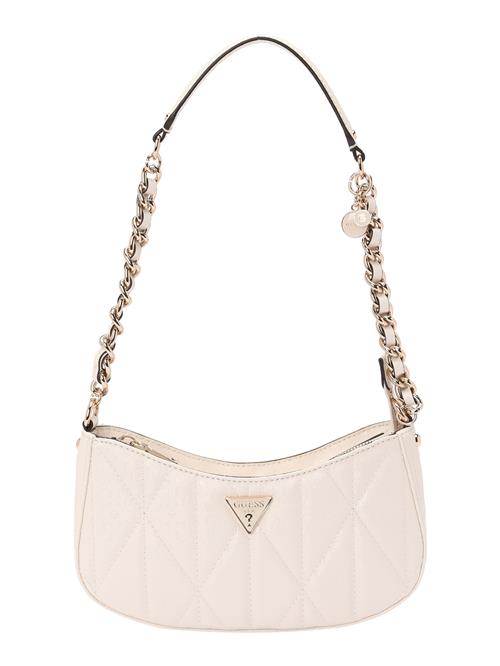 GUESS Skuldertaske 'ALDINA TOP ZIP SHOULDER BAG'  hvid