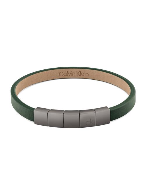 Calvin Klein Armbånd  mørkegrøn / sølv