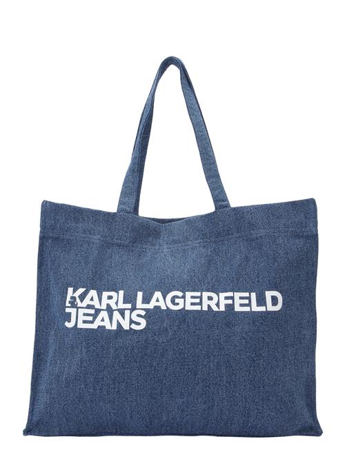 KARL LAGERFELD JEANS Shopper  blue denim / hvid