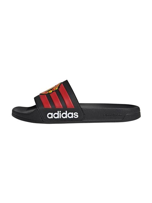 ADIDAS SPORTSWEAR Pantoletter 'Adilette'  gylden gul / rød / sort / hvid