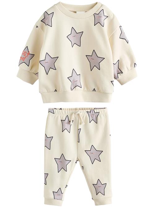 Next Sæt  lavendel / sort / offwhite