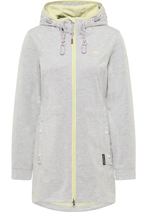 Schmuddelwedda Sweatjakke  citron / grå-meleret