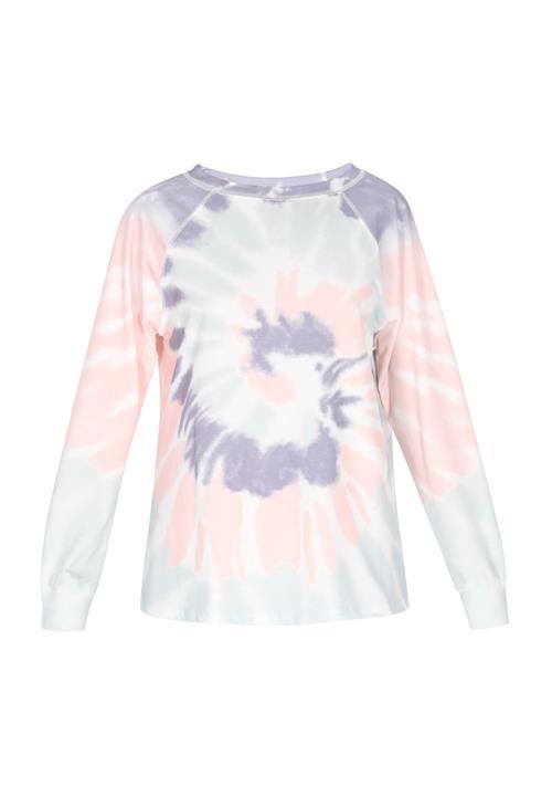 myMo ATHLSR Sweatshirt 'Trendy'  pastelblå / lyselilla / lyserød / offwhite