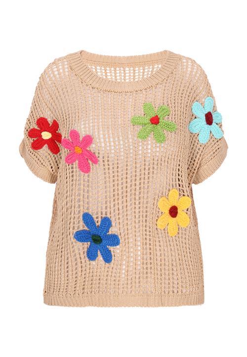 usha FESTIVAL Pullover 'Fashion Look'  mørkebeige / blandingsfarvet