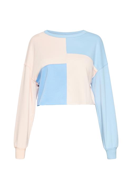 usha BLUE LABEL Sweatshirt 'Young Fashion'  lyseblå / pastelpink