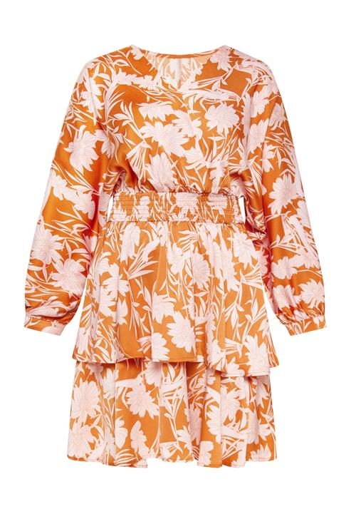 Usha Kjole 'Festival'  orange / lyserød