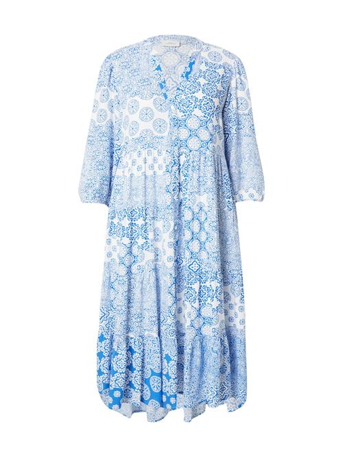 ONLY Carmakoma Blusekjole 'CARMilana'  blå / hvid