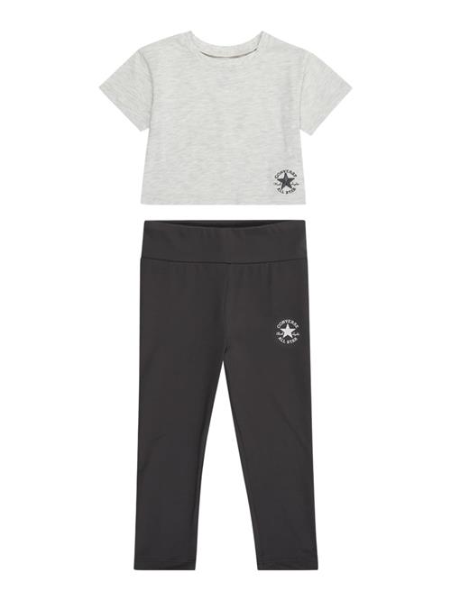 CONVERSE Sæt  grå-meleret / sort