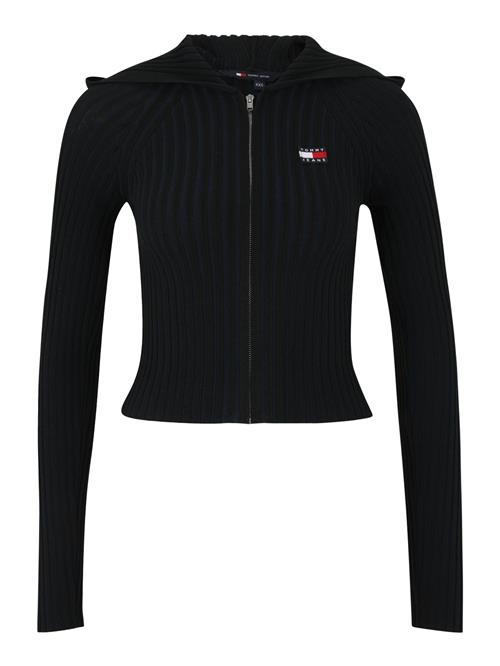 Tommy Jeans Cardigan  rød / sort / hvid