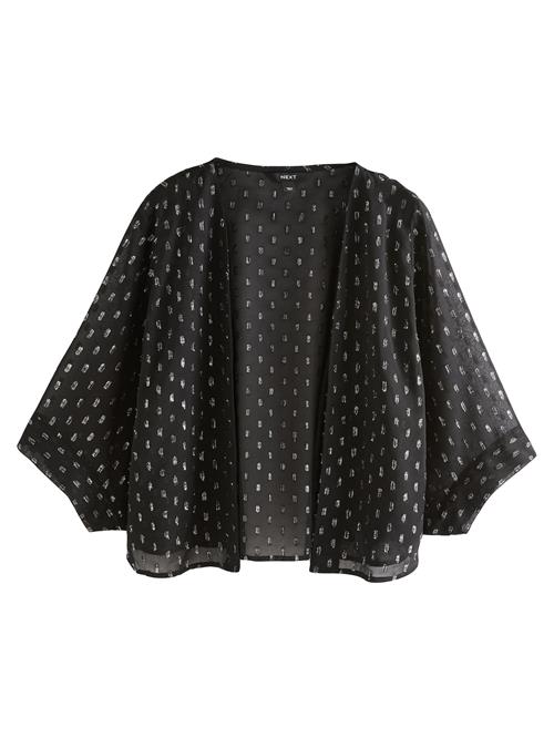 Next Kimono  sort / sølv