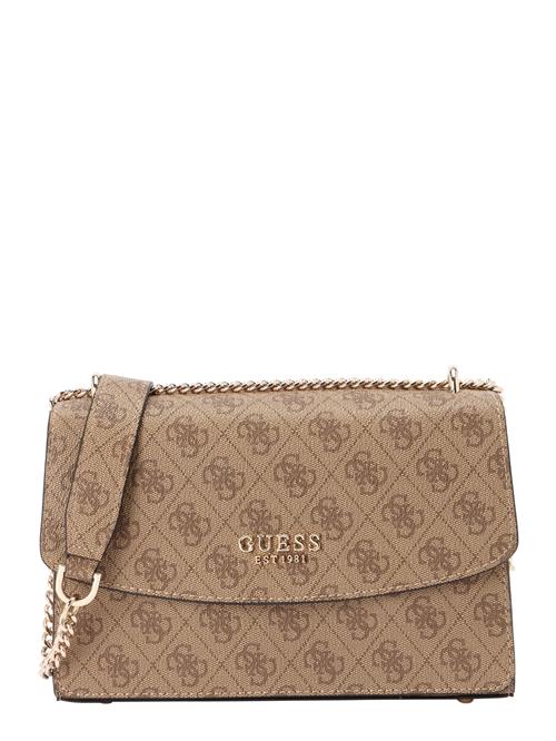 GUESS Skuldertaske 'CALISTA CONVERTIBLE XBODY FLAP'  brun / mørkebrun