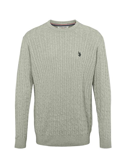 U.S. POLO ASSN. Pullover 'Mads'  grå-meleret / sort