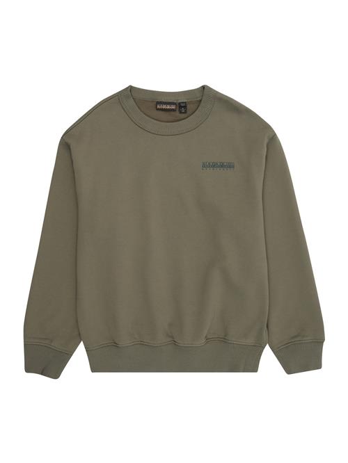 NAPAPIJRI Sweatshirt 'B-AHR'  oliven / sort