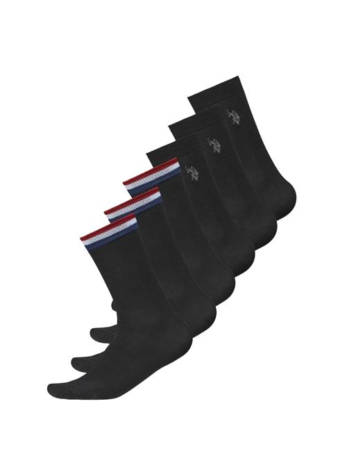 U.S. POLO ASSN. Sokker 'Malte'  blandingsfarvet / sort