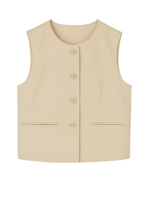 NORR Vest 'Kamin'  beige
