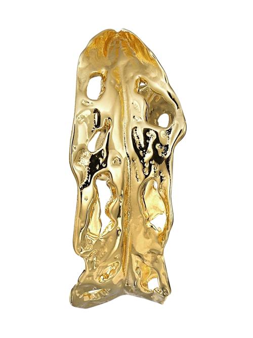 Jane Kønig Øreringe 'Leaf'  guld