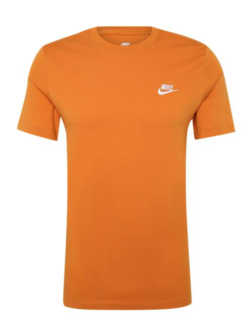 Nike Sportswear Bluser & t-shirts 'CLUB'  mandarin / hvid