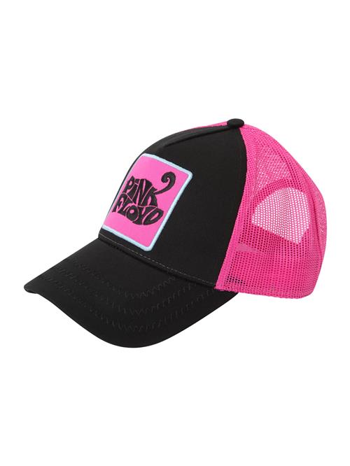AMPLIFIED Hætte 'Pink Floyd'  mørk pink / sort