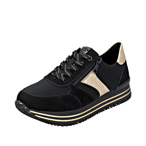 REMONTE Sneaker low  guld / sort