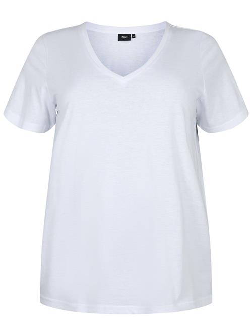 Zizzi Shirts 'Mkatja'  hvid