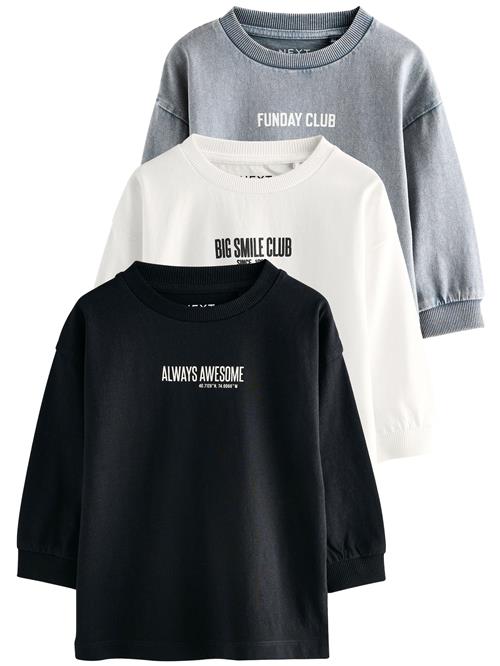 Next Shirts  grå / sort / hvid