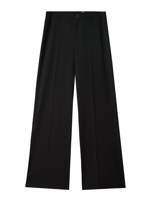 Bershka Bukser med fals  sort