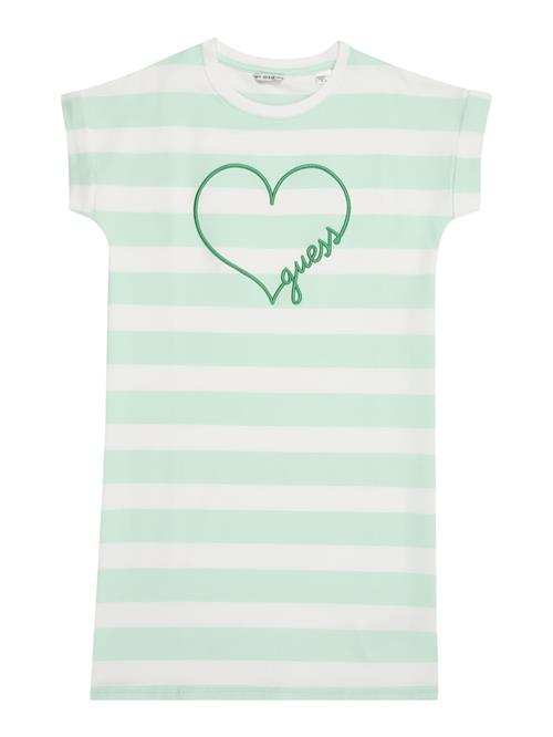 GUESS Kjole  grøn / mint / hvid