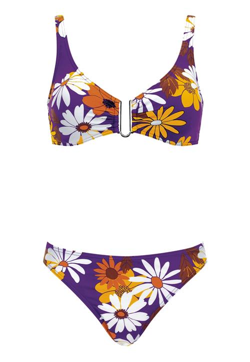 OLYMPIA Bikini  lilla / orange / hvid