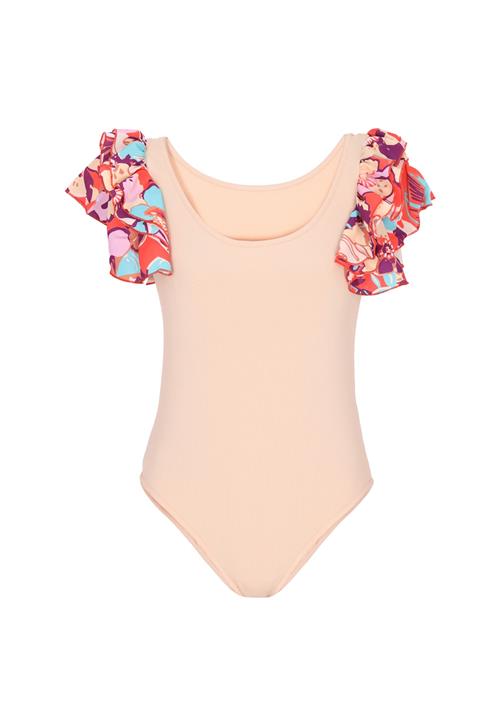 IZIA Shirtbody 'Fashion Look'  nude / aqua / lilla / rød