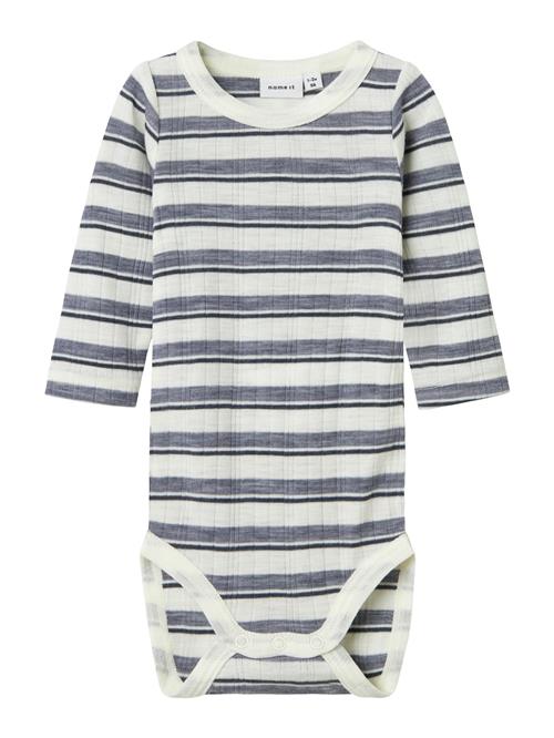 NAME IT Sparkedragt/Body 'NBMWang'  dueblå / mørkeblå / hvid