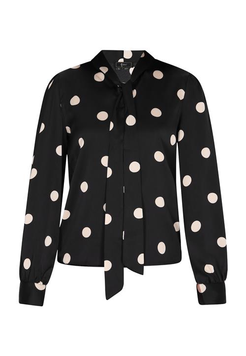 NAEMI Bluse 'Fashion Look'  sort / hvid