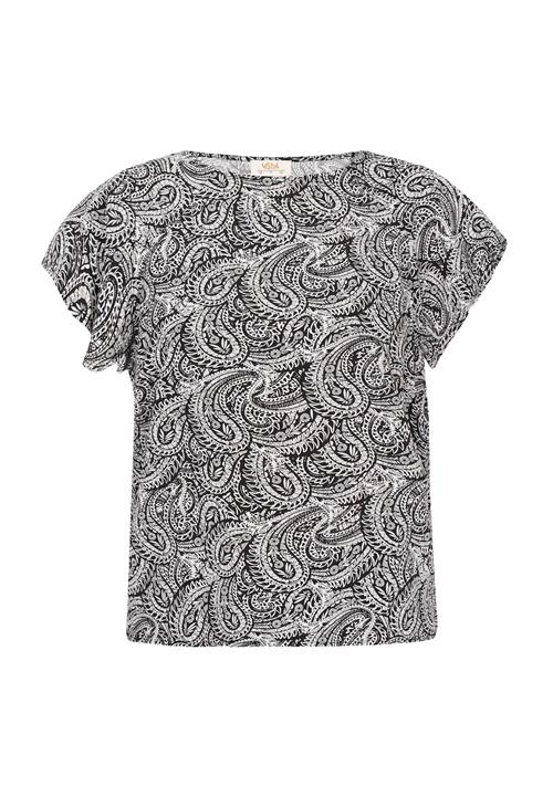 Gaya Bluse 'Fashion Look'  sort / hvid