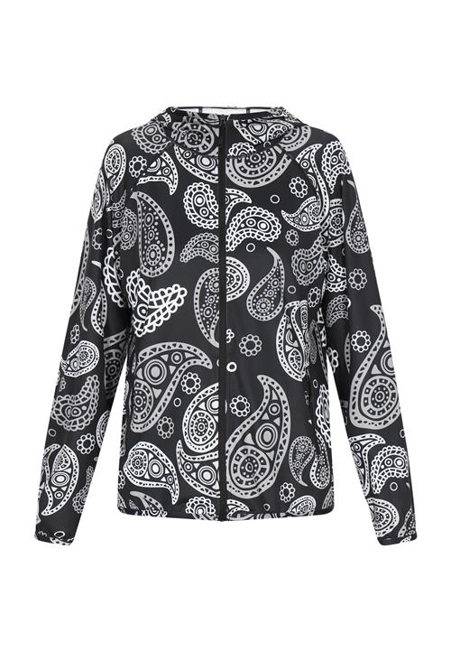 SANIKA Overgangsjakke  sort / hvid