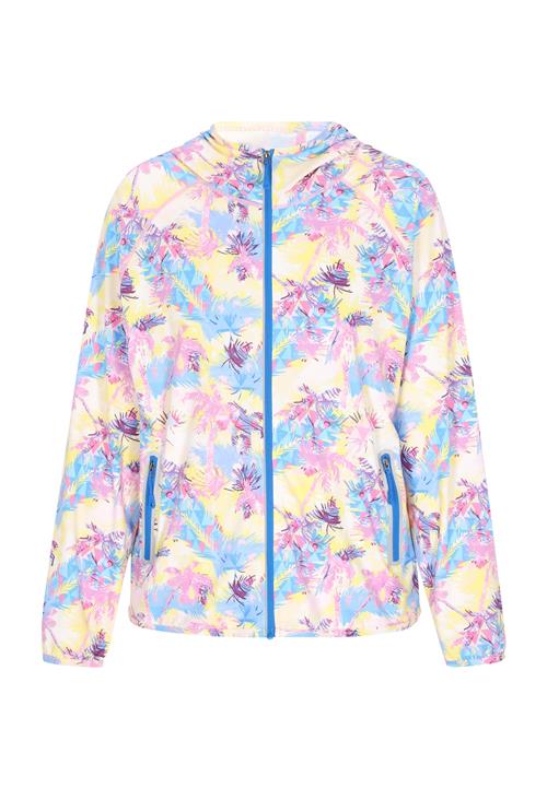 swirly Overgangsjakke  lyseblå / lilla / lyserød / hvid