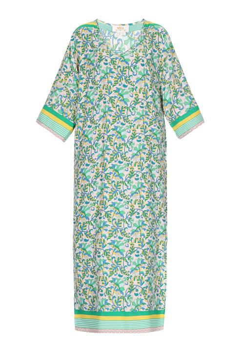 Gaya Kjole 'Boho'  creme / citron / mint / lysegrøn