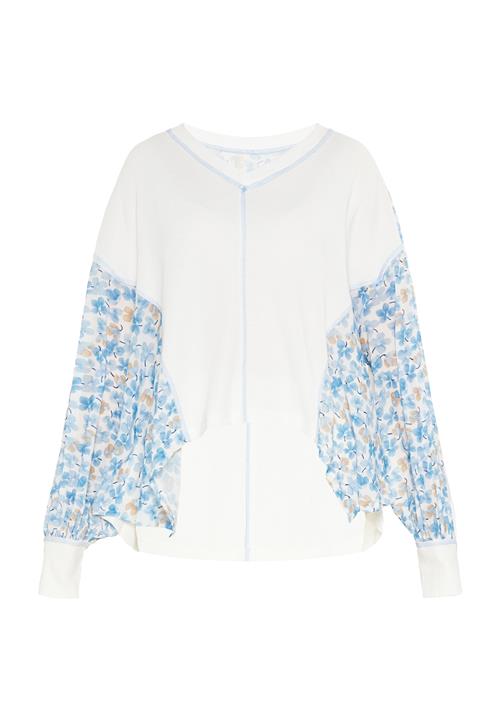 FELIPA Shirts 'Fashion Look'  camel / lyseblå / hvid