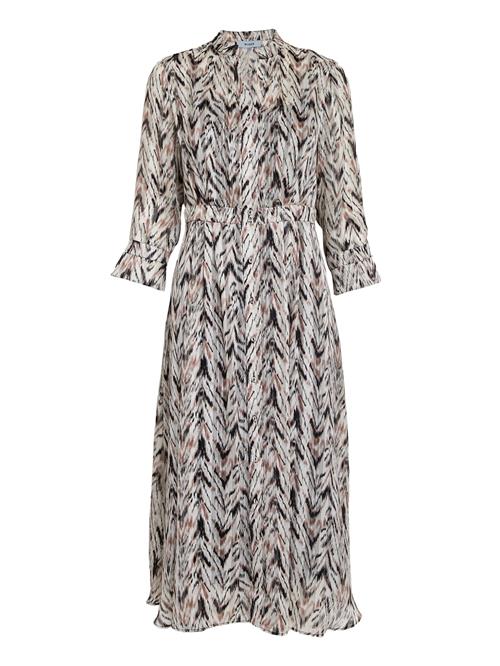 minus Blusekjole 'Filine'  brun / sort / hvid