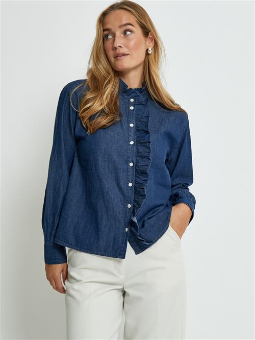 DESIRES Bluse 'Darlene'  blue denim