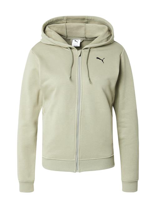PUMA Sportssweatjakke 'Train All Day Essential'  khaki / sort