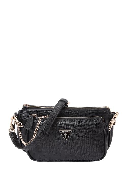GUESS Skuldertaske 'NOELLE II DBL POUCH CROSSBODY'  sort